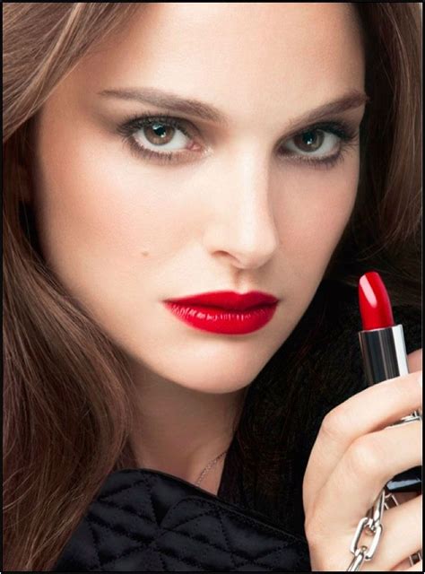 natalie portman dior red lipstick|Dior lipstick.